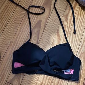Pink bikini top